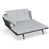 TALENTI divano chaise longue destro da esterni CRUISE ALU Collezione Icon - CRUALUXLDX-C58