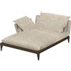 TALENTI divano chaise longue destro da esterni CRUISE TEAK Collezione Icon - CRULXLDX-C24
