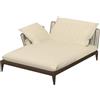 TALENTI divano chaise longue destro da esterni CRUISE TEAK Collezione Icon - CRULXLDX-C25