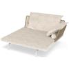 TALENTI divano chaise longue sinistro da esterni CRUISE ALU Collezione Icon - CRUALUXLSX-C54