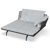 TALENTI divano chaise longue sinistro da esterni CRUISE ALU Collezione Icon - CRUALUXLSX-C58