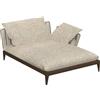 TALENTI divano chaise longue sinistro da esterni CRUISE TEAK Collezione Icon - CRULXLSX-C24