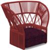 TALENTI poltrona da esterni CLIFF DECO Collezione Icon - CLIDCPLON-C-RO-C68