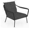 TALENTI poltrona da esterni CRUISE ALU Collezione Icon - CRUALUPL-C48