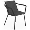 TALENTI sedia con braccioli da esterni CRUISE ALU Collezione Icon - CRUALUPP-C48