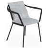 TALENTI sedia con braccioli da esterni CRUISE ALU Collezione Icon - CRUALUPP-C58