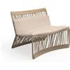 TALENTI set da 2 poltrone da esterni CLIFF Collezione Icon - CLIPL-C-BG-C42