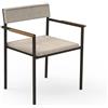 TALENTI set da 2 sedie con braccioli da esterni CASILDA Collezione Icon - CASIPP-C89