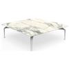 TALENTI tavolino da esterni 120x120 cm CRUISE ALU Collezione Icon - CRUALUTC120-BI