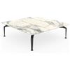 TALENTI tavolino da esterni 120x120 cm CRUISE ALU Collezione Icon - CRUALUTC120-GR