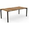 TALENTI tavolo rettangolare da esterni 200x100 cm CASILDA Collezione Icon - CASITP200-I2