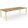 TALENTI tavolo rettangolare da esterni 260x100 cm CASILDA Collezione Icon - CASITP260-I3
