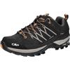 CMP Rigel Low Trekking Shoes Wp, Scarpe da trekking Uomo, Nero Piombo, 44 EU
