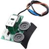Dilwe pickup per Chitarra Acustica, Preamplificatore Jack Endpin Durevole e Sistema EQ Parti di Strumenti per Chiodi a coda