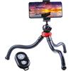 sunontek Treppiede smartphone, Universale Cavalletto Macchina Fotografica octopus flessibile, Telecomando Bluetooth,Trepiedi Stabilizzatore per cellulare