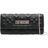 MOSCHINO Borsa donna Love spalla/tracolla trapuntata nero galv. oro BS24MO102 JC4294 Piccola