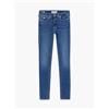 Calvin Klein Donna Jeans Mid Rise Skinny Fit, Blu (Denim Dark), 27W/30L