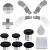 Peixiong 13 Pcs Elite Series 2 Core Controller Kits for Xbox Elite Series 2,Elite 2 Core Controller,Series 2 Controller Accessories with 6 Thumbsticks, 4 Paddles, 2 D-Pads, 1 Adjustment Tool (Silver)