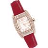 MicLee Orologi da donna Orologi al quarzo per ragazze Numeri quadrati con quadrante in lega con diamanti incastonati Moda di lusso Movimenti della casa Impermeabile orologi luminosi