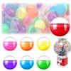 MINZHI 120 pcs Palline Rotonde Vuote,Palline di Natale Trasparenti,Palla di plastica Acrilico,Palline in acrilico,Palline decorative da riempibile,Per Distributori Automatici Gumball Regalo A Sorpresa 28mm