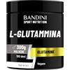Bandini® L-Glutammina Pura in Polvere, Aminoacido utile per Esercizi Fisici | ad Alta Intensità e per la Massa Muscolare, Glutammina 100% Vegan, Glutamine POWDER, Palestra e Sport, Confezione da 300g