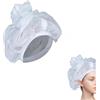 BAIYSFFG 1 berretto per capelli ricci, Soulta Net Plopping Cap per capelli ricci, Soulta Net Plopping Cap for Drying Curly Hair with Drawstring,Net Plopping Cap for Drying Curly Hair.