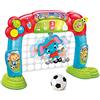 Clementoni Baby 17438 - Tira e Segna Goleador Evolution, Porta Calcio per Bambini 18 Mesi - Gioco elettronico e interattivo, Centro attività, insegna i Numeri - parlante in Italiano, Made in Italy