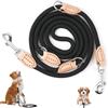 vsshe Guinzaglio per Cani regolabile, 2,1 m Guinzaglio multifunzione guinzaglio doppio, in nylon,con 2 moschettoni per cani di taglia grande e media, guinzaglios retrattile regolabile per cani.