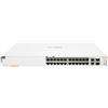 Aruba Instant On 1960 24G 20p Class4 4p Class6 PoE 2XGT 2SFP+ 370W Gestito L2+ Gigabit Ethernet (10/100/1000) Supporto Power over Ethernet (PoE) 1U Bianco