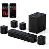 7.1Ch Soundbar TV, Impianto Surround Virtuale per TV, Soundbar per TV Con Subwoo