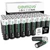 avmzvo Batterie AA, 36 pezzi, batteria alcalina LR6 da 1,5V a lunga durata, potente, può essere utilizzata per giocattoli, sveglie e altri dispositivi elettronici【10 anni di garanzia】