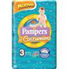 Pampers Costumino Pannolino per il Bagno Taglia 3 (6-11kg), 12 costumini