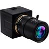 ALPCAM Aptina MI5100 - Webcam USB da 5 Megapixel Full HD 1944P con obiettivo varifocale grandangolare da 2,8-12 mm, fotocamera USB 2.0 Plug and Play, per MAC/Windows/Linux/Raspberry