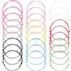 DICOSMETIC 90 pezzi 9 colori Braccialetti dell'amicizia Bracciale intrecciato fatto a mano Bracciale semi-finito 27CM Bracciale regolabile in tessuto per la creazione di gioielli