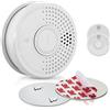SHD OneConcept Rilevatore di Fumo per Casa, Sensore Fumo e Supporto Magnetico, Allarme Antincendio a Sensore Ottico, Funzione Test e Mute, Allarme Fumo, Rilevatore di Fumi Risposta Rapida, Set da 3