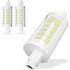 BVCL R7s LED 78mm Lampadina, Bianco Freddo 6000K, Non dimmerabile, 10W 1000lm, equivalente a Una Lampada alogena da 100W, per proiettore, Luce di Sicurezza, Luce del Paesaggio e Luce da Lavoro