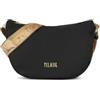 Alviero Martini 1A Classe Borsa tracolla mezzaluna, comoda, pratica, leggera e capiente. Dispone di un ampio scomparto principale chiuso con zip, tasche interne di cui una con chiusura lampo. Present