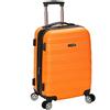 Rockland Melbourne - Valigia espandibile da 50,8 cm, Arancione, 130 cm, Set Bagagli