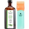 Nature Spell Olio di rosmarino per capelli e cuoio capelluto con applicatore di olio per capelli, olio di rosmarino per la crescita dei capelli, cura dei capelli secchi e danneggiati, 150 ml