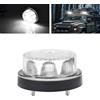 YnGia Emergenza Lampeggiante Luci, 1pcs Strobo Flash Luce Faro Luce di Sicurezza Emergenza Pericolo Avvertimento Lampeggiante Luce Marcatore Lampada per 12v 24v Auto Camion Caravan Camper Van (Bianco)