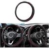 Adunsiaoto Protezione Custodia Volante Auto, Coprivolante per Auto, Custodia Antiscivolo Traspirante Durevole Coprivolante, Durevole, Accessori Auto Interno, per Maggior Parte Autos(Borgogna)