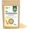 Alpi Nature Semi di Sesamo BIO Sbucciati 500g, bio Semi di Sesamo Bianco Sbucciati, Senza Glutine