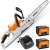 STIHL MSA 60 C-B Set - Elettrosega a batteria da taglio - Barra carving da 30 cm - 2x 36V 4Ah