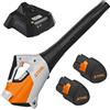 STIHL BGA 30 Set - Soffiatore con 2 batterie AS - 10.8V 2.6Ah