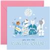 Central 23 Biglietto di auguri di compleanno - You Are the Dancing Queen Abba Cats - regalo per zia, BFF, migliore amica, sorella, cugina, mamma - Viene fornito con adesivi
