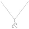 Amberta Collana Segno Zodiacale in Argento Sterling 925 con Zirconi per Donna
