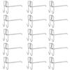 Marvellous 30 Pezzi Ganci per Pannelli Forati, Gancio per Supermercato Heavy Duty Griglia di Ferro, Ganci per Pegboard in Metallo per Esposizione Al Dettaglio Classificazione Degli Utensili(20cm in length)