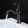Leekayer Rubinetto per bagno monocomando Bronzo lucidato a olio 1 foro per montaggio su piano Lavabo Fram House Miscelatore per lavabo Rubinetti in ottone Leekayer,LK6301B