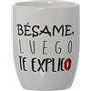 DONREGALOWEB Tazza Colazione Positiva Famiglie (Tazza baciami)
