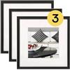 walther design Chair Cornice portafoto, da 20 x 20 cm, colore nero